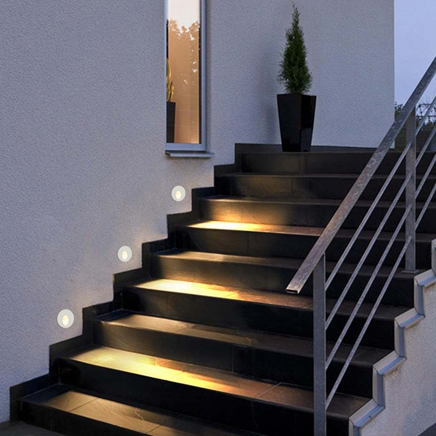 Brilagi - LED Außen-Einbauleuchte STAIRDOT LED/2W/230V weiß IP65 rund