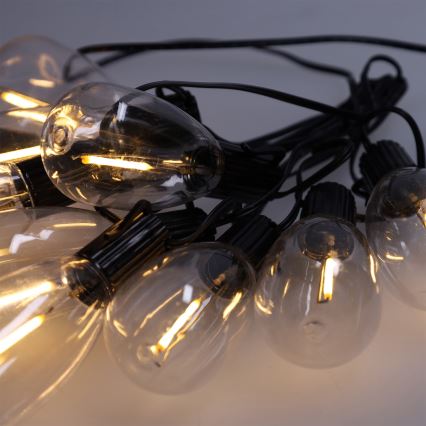 Brilagi - LED-Außen-Lichterkette 10xLED/3xAA 3,2 m IP44 warmweiß