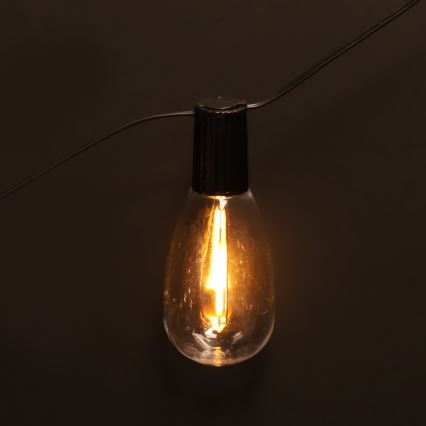 Brilagi - LED-Außen-Lichterkette 10xLED/3xAA 3,2 m IP44 warmweiß