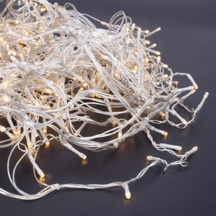 Brilagi - LED-Außen-Lichtervorhang 360xLED/8 Funktionen 14m IP44 warmweiß Eiszapfen