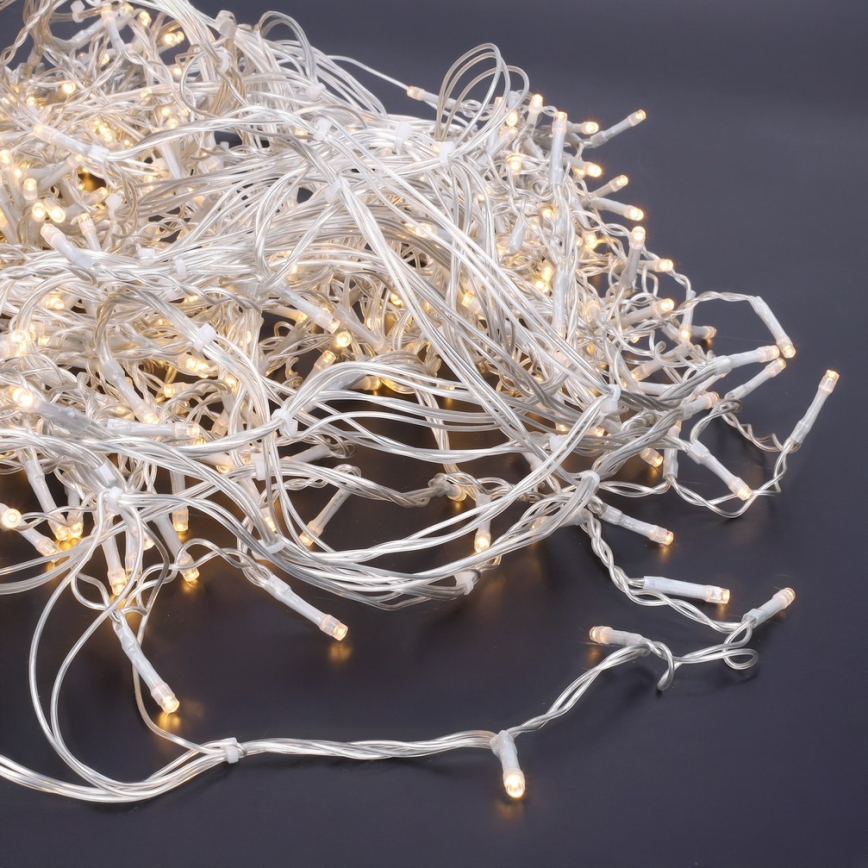 Brilagi - LED-Außen-Lichtervorhang 360xLED/8 Funktionen 14m IP44 warmweiß Eiszapfen