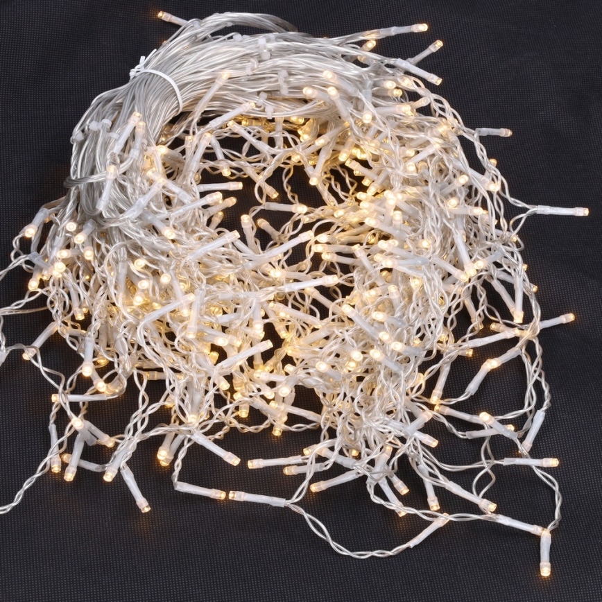 Brilagi - LED-Außen-Lichtervorhang 360xLED/8 Funktionen 14m IP44 warmweiß Eiszapfen