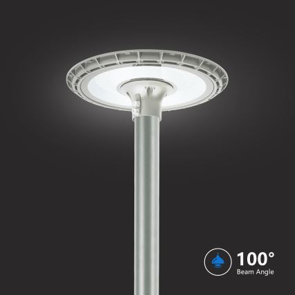 BRILAGI - LED Außen-Straßenleuchte mit 3 m Mast URBANSPARK LED/120W/230V grau IP65