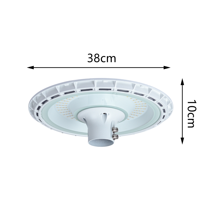 Brilagi - LED-Straßenleuchte für den Außenbereich mit 3 m Mast URBANSPARK LED/120W/230V weiß IP65