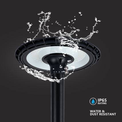 Brilagi - LED-Außen-Straßenleuchte mit 3 m Mast URBANSPARK LED/60W/230V schwarz IP65