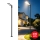 Brilagi - LED-Außen-Straßenleuchte mit 4 m Mast und schwenkbarem Gelenk URBANLIGHT LED/200W/230V schwarz IP65