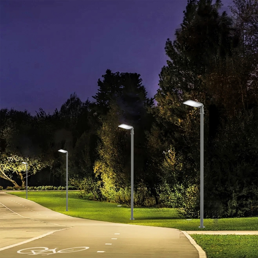 Brilagi - LED-Außen-Straßenleuchte mit Gelenk URBANLIGHT LED/100W/230V grau IP65