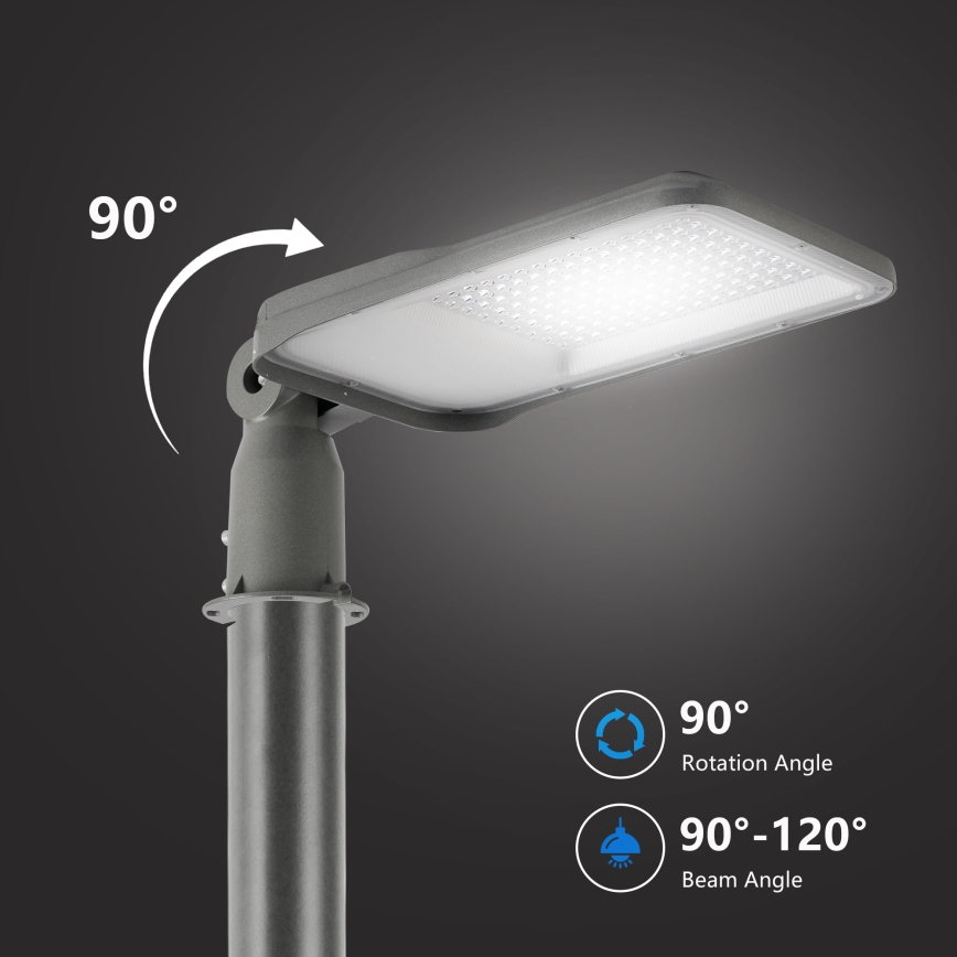 Brilagi - LED-Außen-Straßenleuchte mit Gelenk URBANLIGHT LED/100W/230V grau IP65