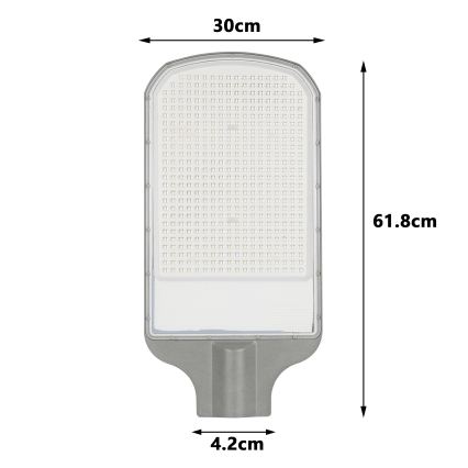 Brilagi - LED-Außen-Straßenleuchte URBANLIGHT LED/250W/230V grau IP65