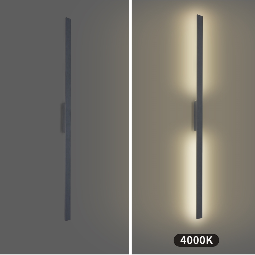 Brilagi - LED Außenwandleuchte LUNA LED/30W/230V 4000K IP65 150 cm Anthrazit CRI 90