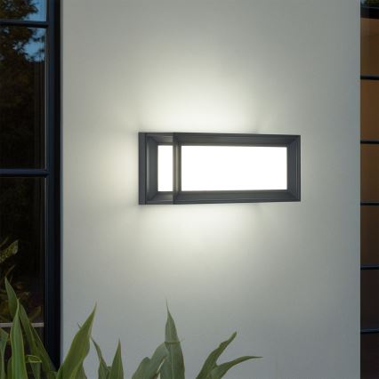 Brilagi - LED-Außenwandleuchte mit Sensor PARKER LED/12W/230V anthrazit IP44