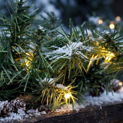 BRILAGI - LED-Außen-Weihnachtsgirlande LED/3xAA 300 cm IP44