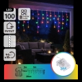 BRILAGI - LED Außen-Weihnachtslichterkette 100xLED/3xAA/8 Funktionen 8x0,6m IP44 mehrfarbig