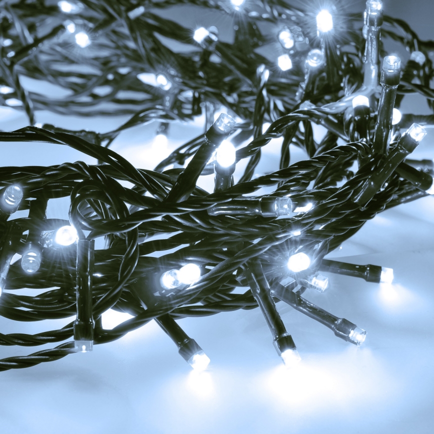 Brilagi - LED-Außen-Weihnachtslichterkette 100xLED/8 Funktionen 13 m IP44 kaltweiß