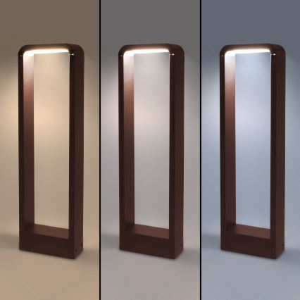 BRILAGI - LED Außenleuchte BARI LED/7W/230V 3000/4000/6000K braun IP54 50 cm