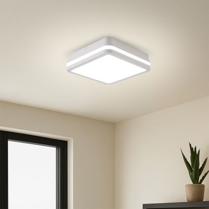 Brilagi - LED-Außenleuchte BENE LED/18W/230V 22x22 cm weiß IP54