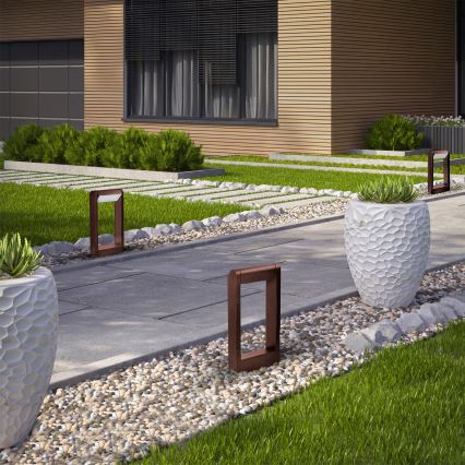 Brilagi - LED Außenleuchte CROTONE LED/7W/230V braun IP54 30 cm