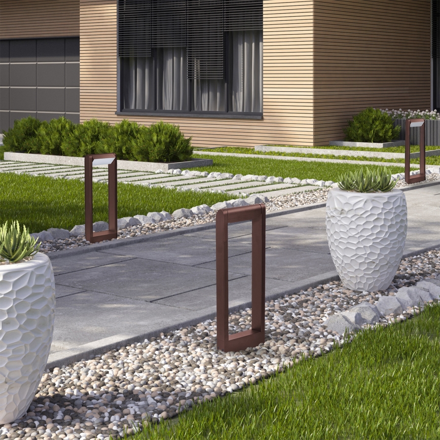 Brilagi - LED-Außenleuchte CROTONE LED/7W/230V braun IP54 50 cm