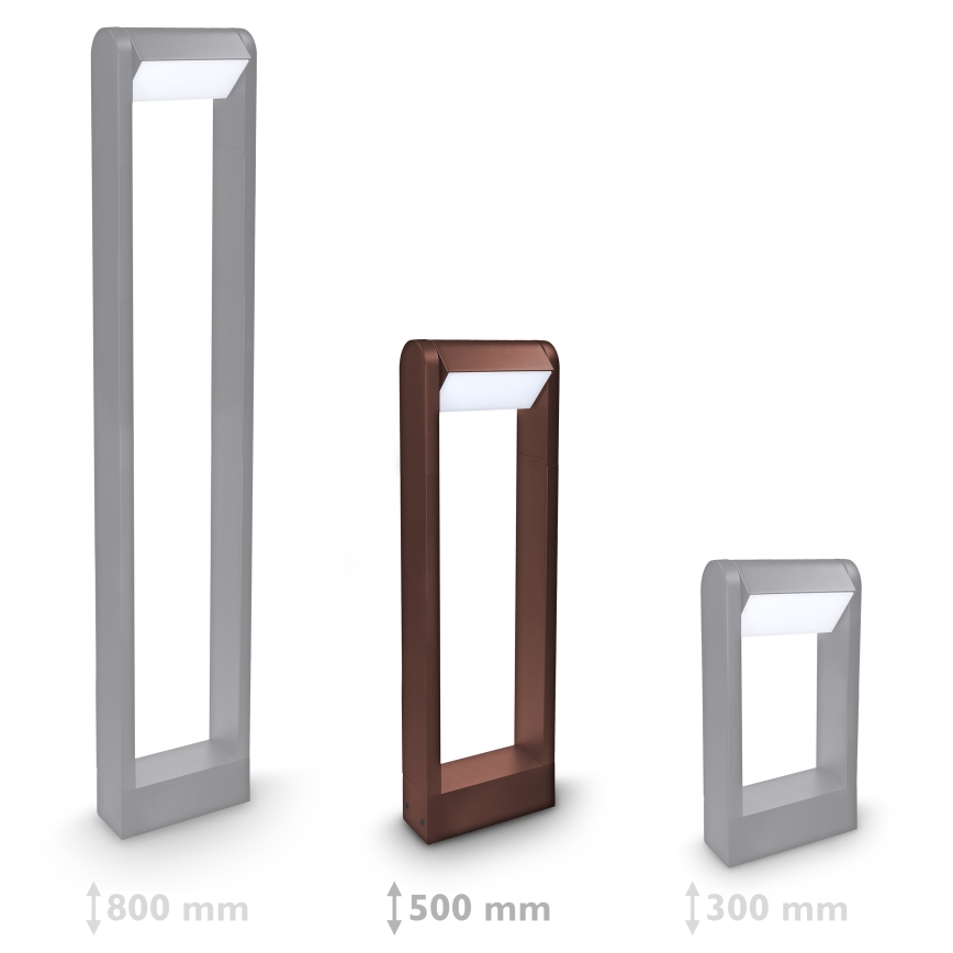 Brilagi - LED-Außenleuchte CROTONE LED/7W/230V braun IP54 50 cm