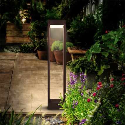 Brilagi - LED-Außenleuchte CROTONE LED/7W/230V braun IP54 80 cm