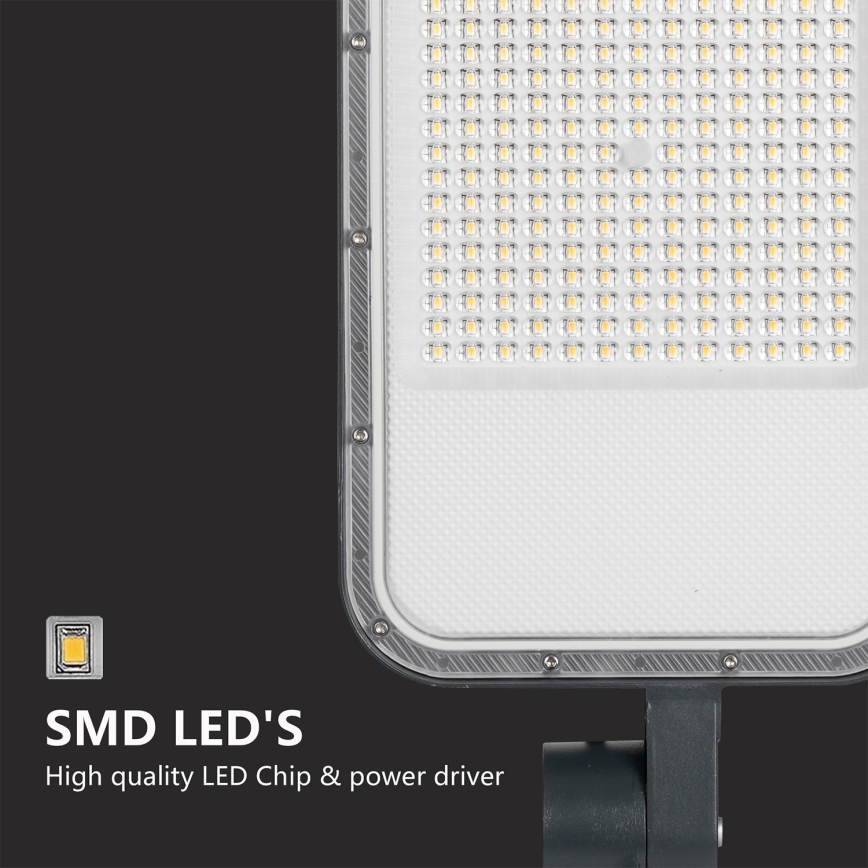 Brilagi - LED-Außen-Straßenleuchte mit 3 m Mast und Gelenk URBANLIGHT LED/200W/230V anthrazit IP65