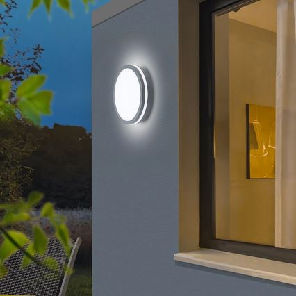 Brilagi - LED-Außenleuchte mit Sensor BENE LED/24W/230V Ø 26 cm anthrazit IP54