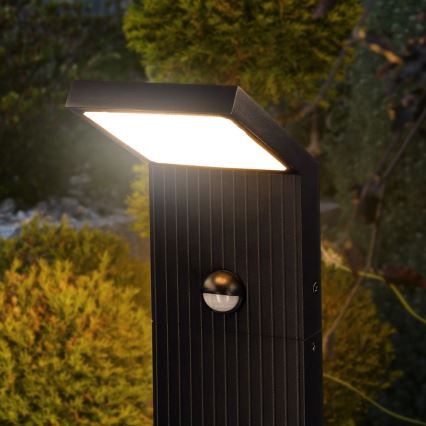 Brilagi - LED-Außenleuchte mit Sensor RIANO LED/8W/230V anthrazit IP65 80 cm