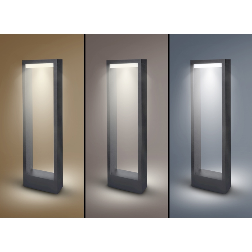 Brilagi - LED-Außenleuchte RAGUSA LED/7W/230V 3000/4000/6000K anthrazit IP54 50 cm