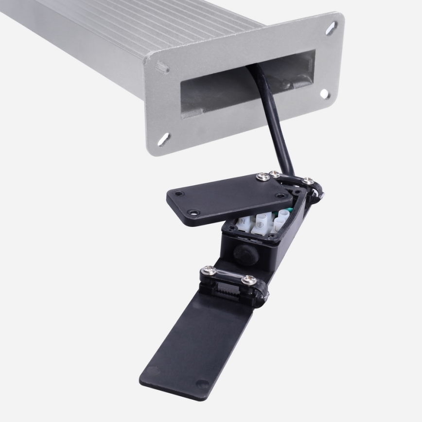 Brilagi - LED-Außenleuchte RIANO LED/8W/230V, silber, IP65, 80 cm