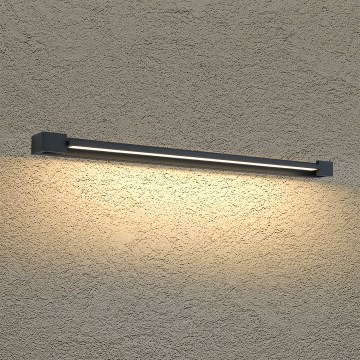 BRILAGI - LED Außenwandleuchte AQUA LINE LED/20W/230V 80 cm IP44 schwarz CRI 90