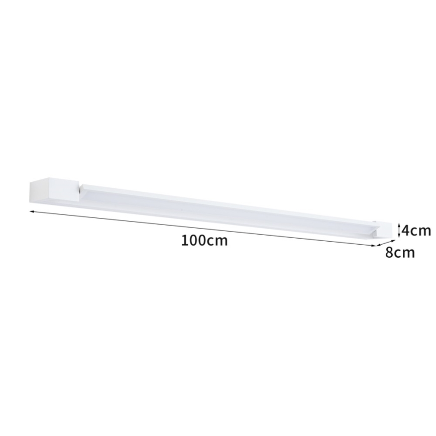 BRILAGI - LED Außenwandleuchte AQUA LINE LED/28W/230V 100 cm IP44 weiß CRI 90