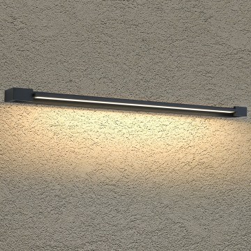 BRILAGI - LED Außenwandleuchte AQUA LINE LED/36W/230V 120 cm IP44 schwarz CRI 90