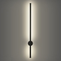 Brilagi - LED Außenwandleuchte AURA LED/12W/230V 4000K IP54 65 cm schwarz