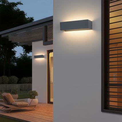 Brilagi - LED-Außenwandleuchte DONNANI LED/12W/230V 30 cm Anthrazit IP44