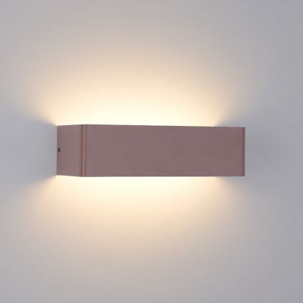 Brilagi - LED Außenwandleuchte DONNANI LED/12W/230V 30 cm braun IP44