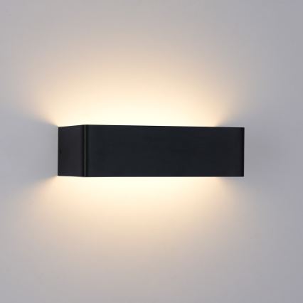 Brilagi - LED-Außenwandleuchte DONNANI LED/12W/230V 30 cm schwarz IP44