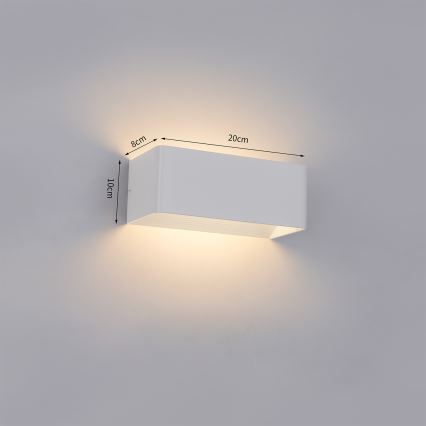 Brilagi - LED Außenwandleuchte DONNANI LED/7W/230V weiß IP44