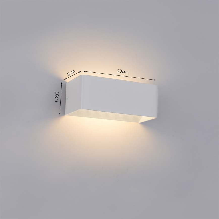 Brilagi - LED Außenwandleuchte DONNANI LED/7W/230V weiß IP44
