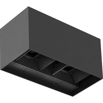 Brilagi - LED-Außenwandleuchte DOUBLE CUBE LED/12W/230V anthrazit IP65