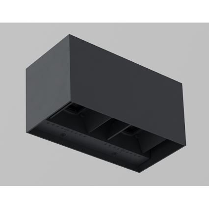 Brilagi - LED-Außenwandleuchte DOUBLE CUBE LED/12W/230V anthrazit IP65