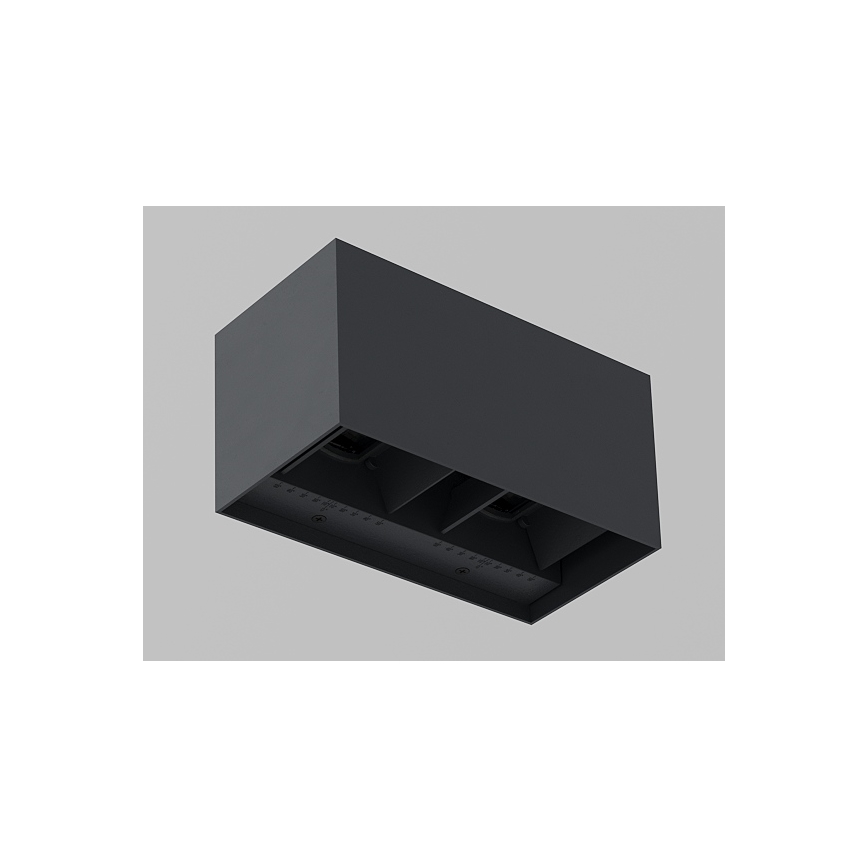 Brilagi - LED-Außenwandleuchte DOUBLE CUBE LED/12W/230V anthrazit IP65