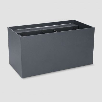Brilagi - LED-Außenwandleuchte DOUBLE CUBE LED/12W/230V anthrazit IP65
