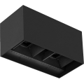 Brilagi - LED-Außenwandleuchte DOUBLE CUBE LED/12W/230V schwarz IP65