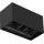 Brilagi - LED-Außenwandleuchte DOUBLE CUBE LED/12W/230V schwarz IP65