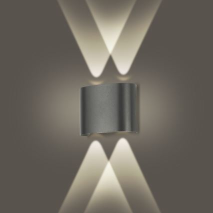 Brilagi - LED-Außenwandleuchte FLAREBOX LED/4W/230V anthrazit IP65