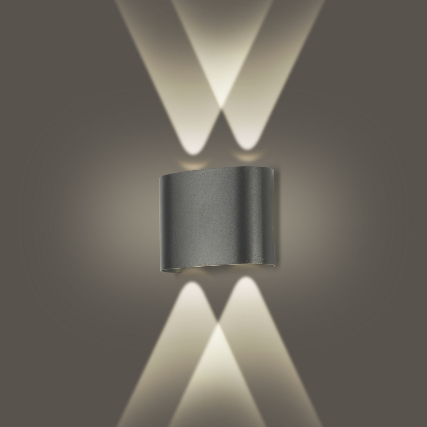 Brilagi - LED-Außenwandleuchte FLAREBOX LED/4W/230V anthrazit IP65