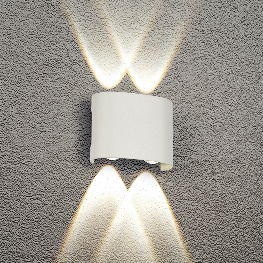 Brilagi - LED Außenwandleuchte FLAREBOX LED/4W/230V weiß IP65