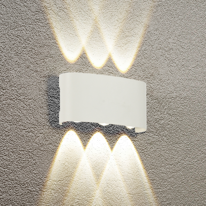 Brilagi - LED-Außenwandleuchte FLAREBOX LED/6W/230V weiß IP65