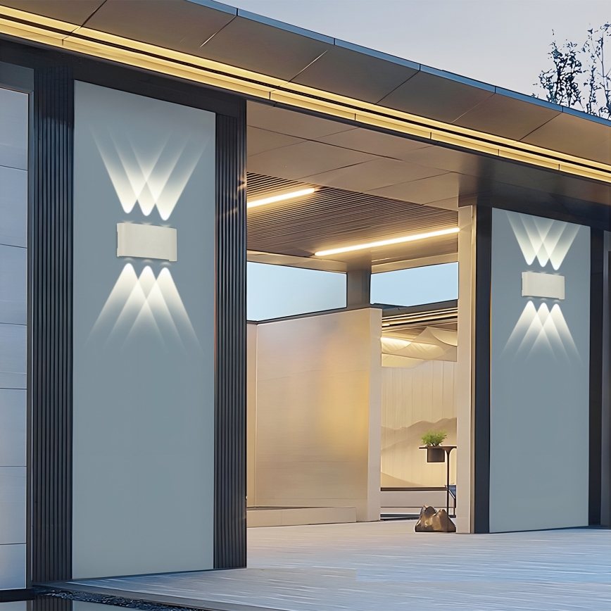 Brilagi - LED-Außenwandleuchte FLAREBOX LED/6W/230V weiß IP65