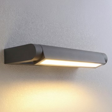 BRILAGI - LED Außenwandleuchte für die Fassade SALERNO LED/12W/230V 35,5 cm anthrazit IP65